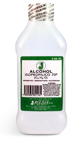 Alcohol Isopropílico 70% 1 L para superficies - Simmedical